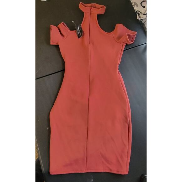 Fashion nova jadded dress marsala (burnt orange) size small - Picture 2 of 8